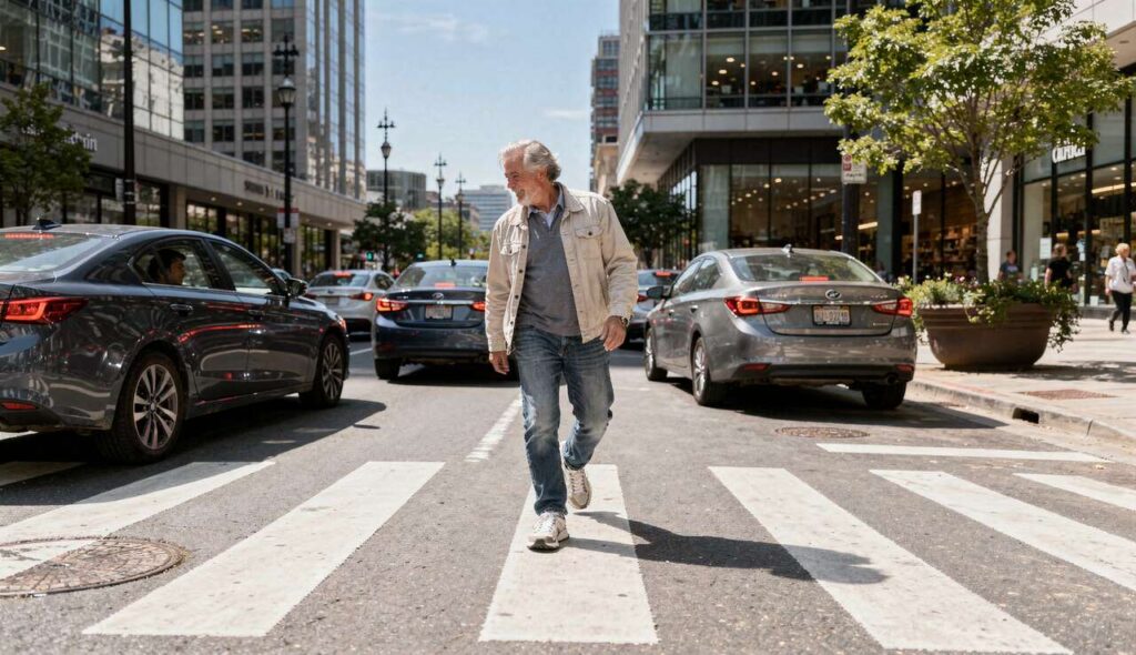 Autos instinktiv zu grüßen, um sich beim Überqueren der Straße zu bedanken: Die Psychologie erklärt genau, warum dieses Verhalten typisch für bestimmte Persönlichkeiten ist